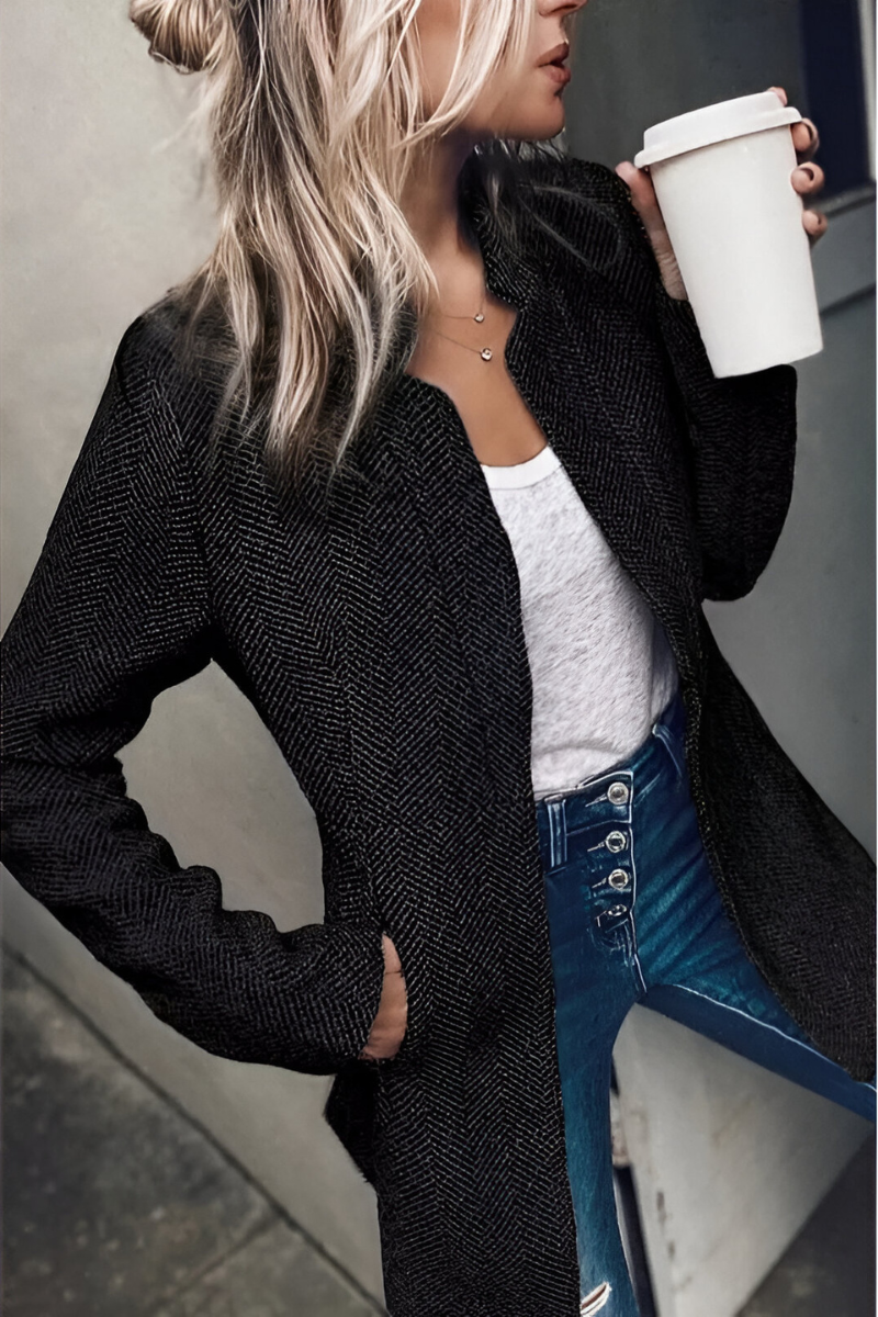 Noa™ | Slim Fit Jakke med Klassisk Ternet Mønster
