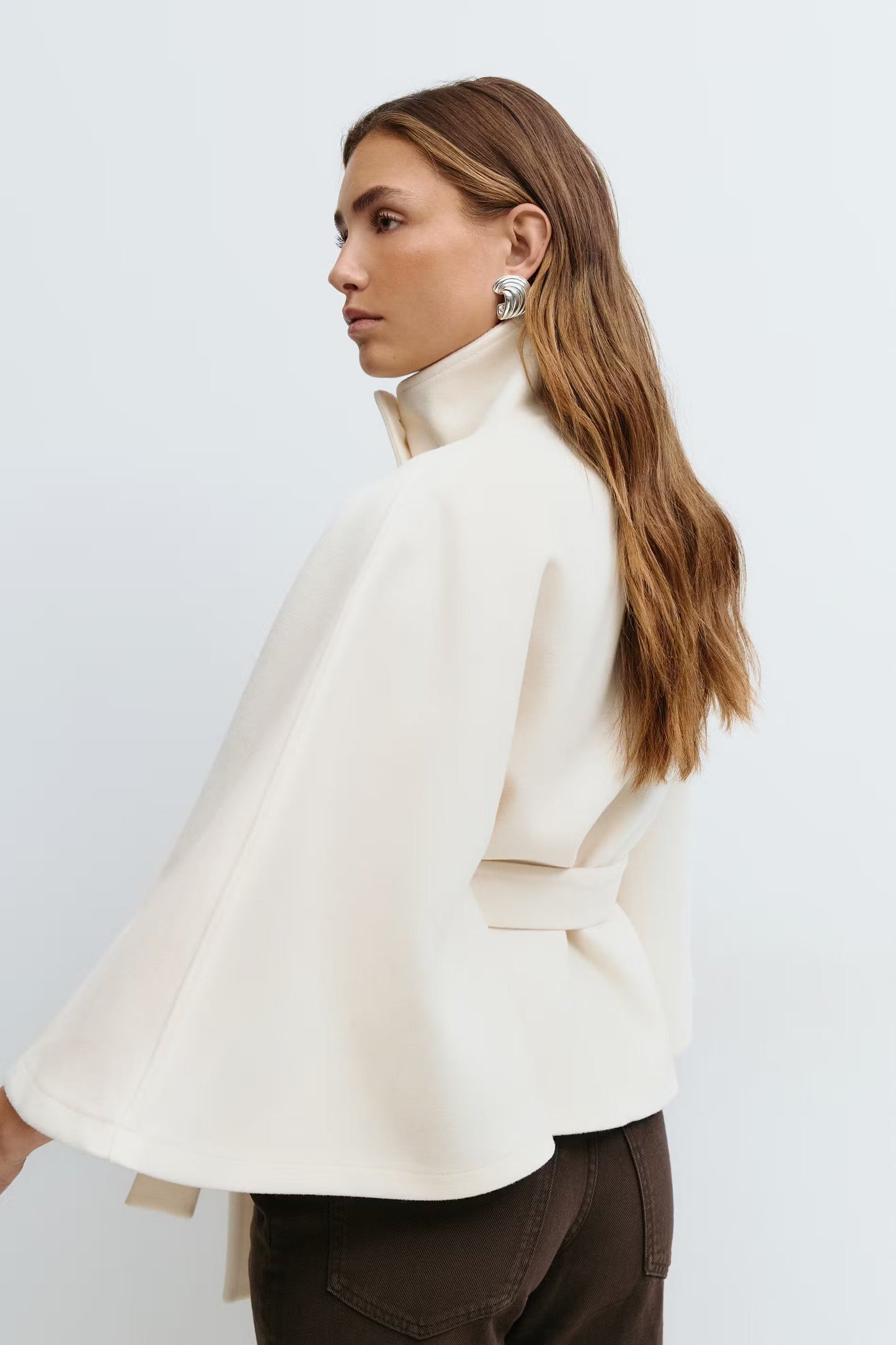 Aurora™ | Elegant Uldmix Kappe med Bælte