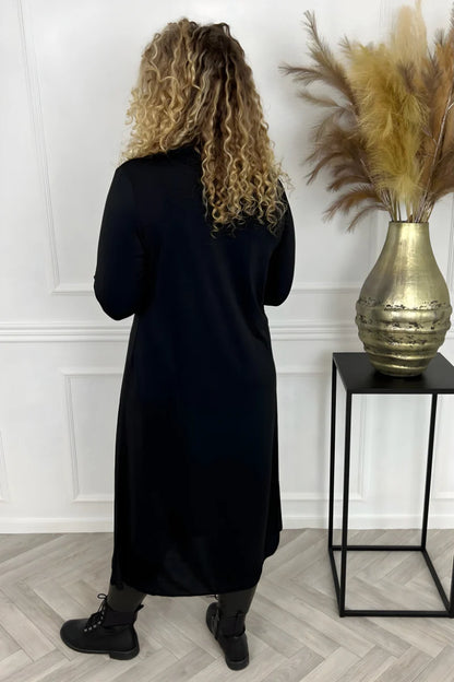 Olivia™ | Krølfri Silke Maxi-Blusekjole