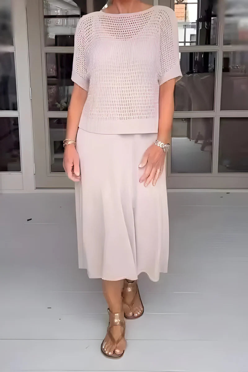 Lieke™ | Sommerkjole med strikket top