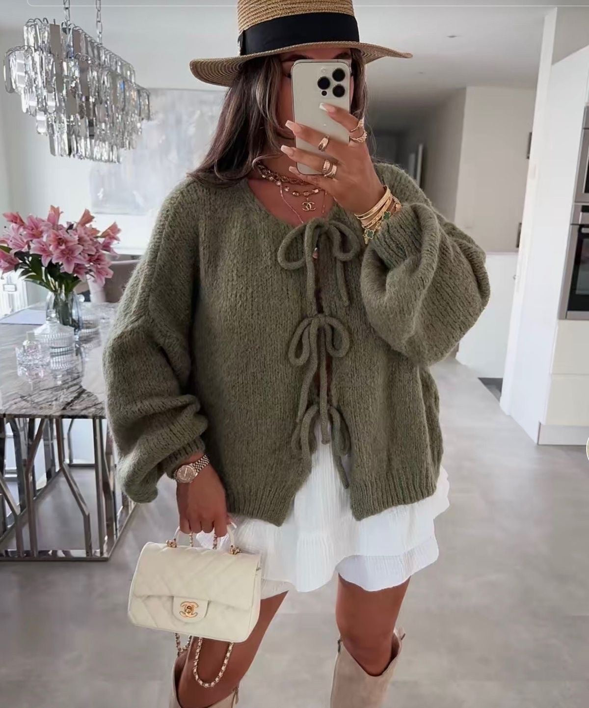 Lily | Sløjfer Cardigan