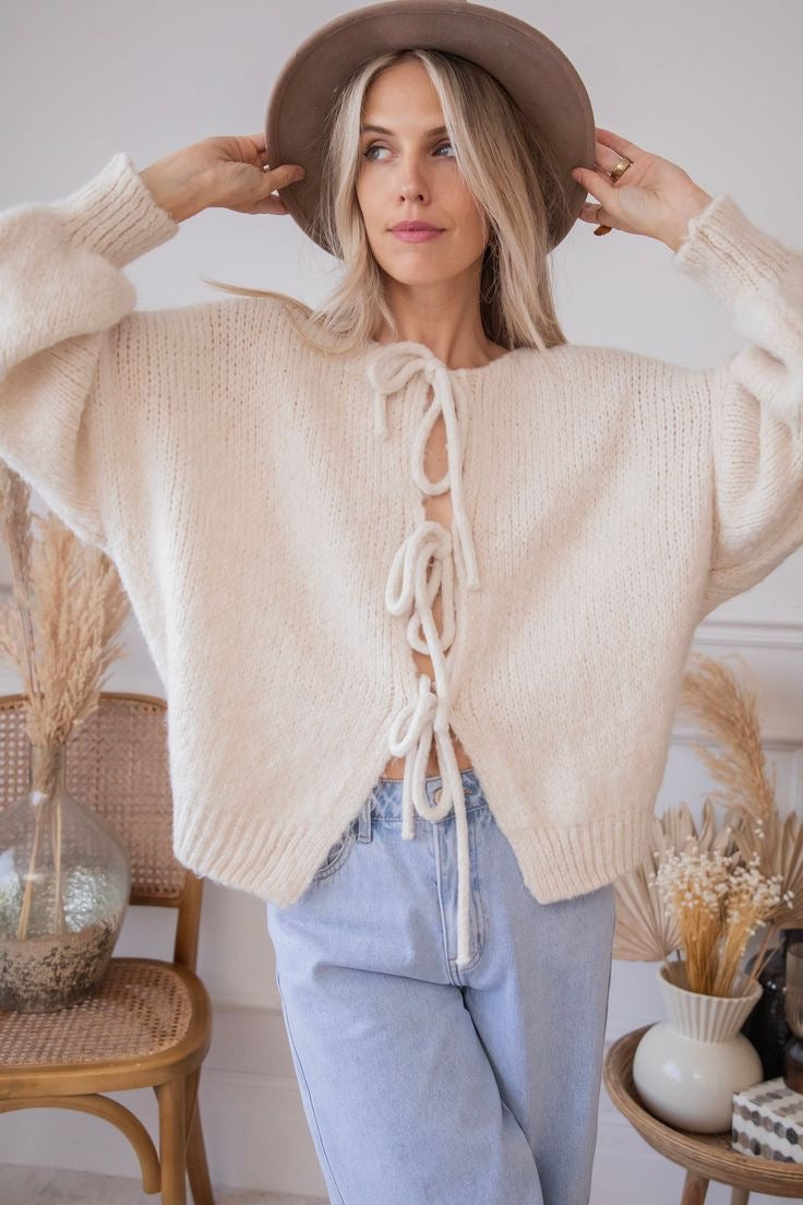 Lily | Sløjfer Cardigan