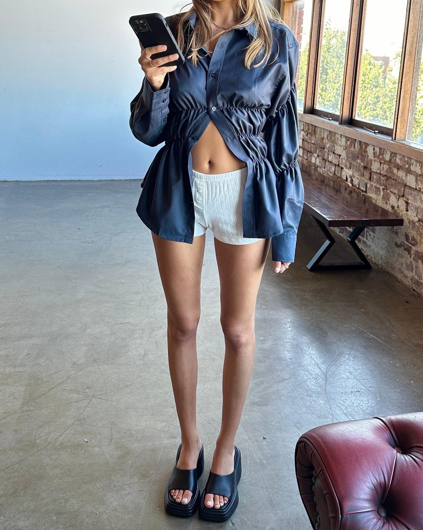 Liv | Rynket Bluse