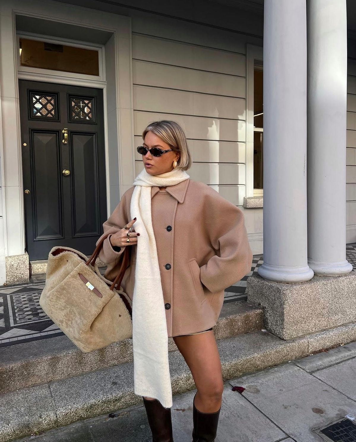Lovie | Oversized uldfrakke