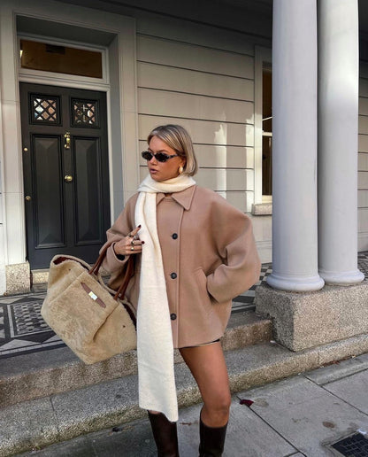 Lovie | Oversized uldfrakke