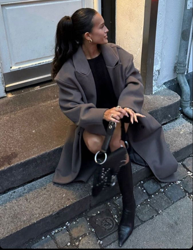 Juna | Lang Oversized Frakke