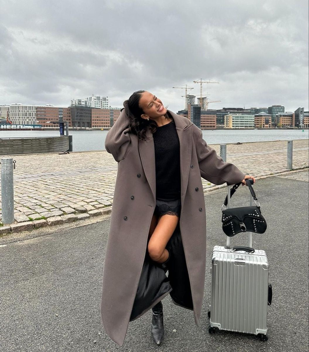 Juna | Lang Oversized Frakke