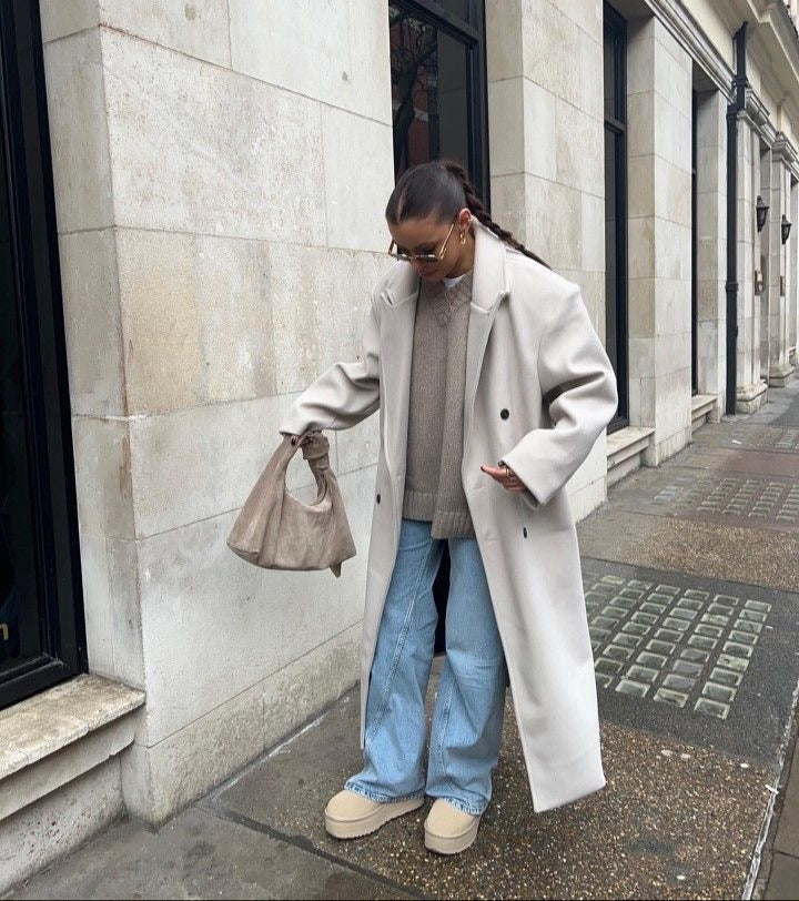 Juna | Lang Oversized Frakke