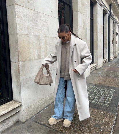 Juna | Lang Oversized Frakke