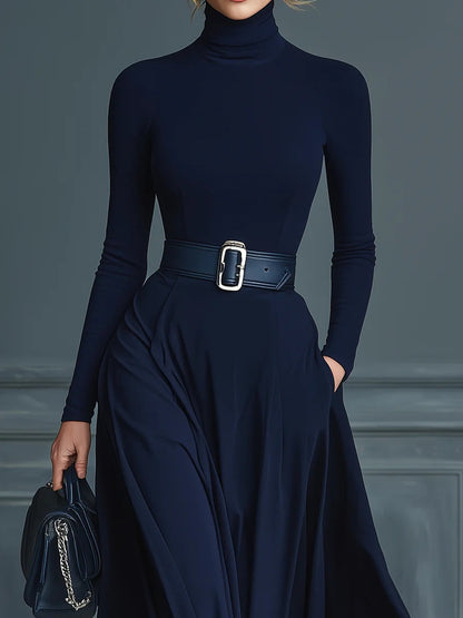 Elora™ | Elegant maxiklänning med hög hals