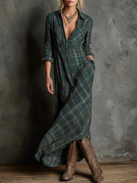 Talia™ | Modern boho-rutig klänning