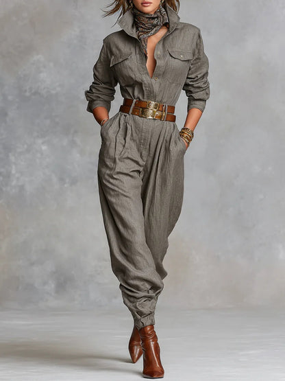 Livia™ | Modern jumpsuit i utility-stil
