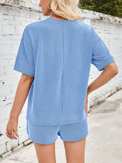 Jinte™ | Behageligt ribstof loungewear-sæt