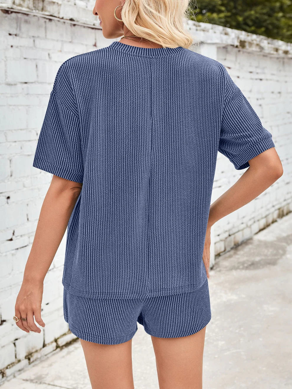 Jinte™ | Behageligt ribstof loungewear-sæt